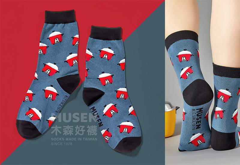 台灣印象針織襪-大同電鍋 大同電鍋襪子 Datong electric cooker pattern socks